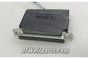 205209-2, DAC-37ST-F0, Mooney Aircraft 37 pin AMP Avionics D-Sub Connector Plug